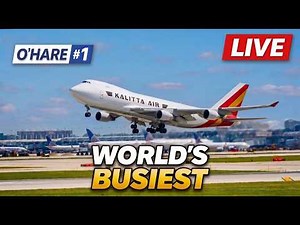 🔴 LIVE FROM CHICAGO O'HARE ✈️ Real-time Plane Spotting