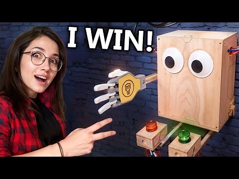 I Beat the Unbeatable Rock, Paper, Scissors Robot!