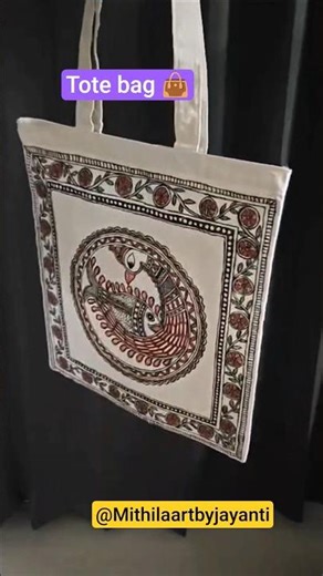 Tote bag painting ideas 🤗#shorts#trending #art#viral#youtubeshorts