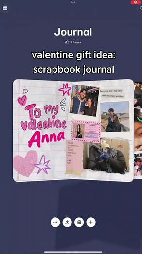 Valentine Gift Idea: Scrapbook Journal