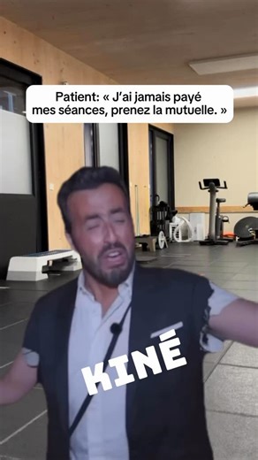 Sébastien Di Martino | Kiné Spécialisé Muscu/Crossfit/Hyrox 🦈 on Instagram: "NON, les séances de kinésithérapie ne sont pas « gratuites ».. et OUI, on peut demander de régler la partie mutuelle !! 😅 c’est une situation qui arrive encore trop souvent.. on a peut être trop habitué les gens au TP intégral.. #humour #kine #sebkinesport"