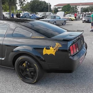 Mustang owner is a Batman fan. #ford #mustang #fordmustang #batman | Speed and Motion