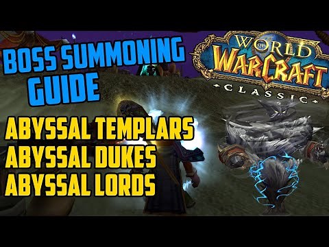 Classic WoW Phase 5 Silithus Boss Summoning Guide (Abyssal Lords, Abyssal Templars, Abyssal Dukes)