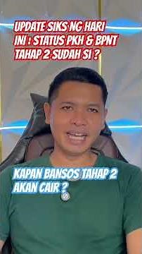 SIKS NG UPDATE TODAY! IS THE STATUS OF PKH & BPNT PHASE 2 ALREADY SI (Standing Instruction)? WHEN...