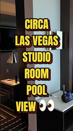 INCREDIBLE Las Vegas Room Tour 🤩 Circa Studio #shorts #viral #trending