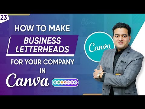 How to Create Letterhead in Canva | Letterhead Design in Canva | Canva Tutorial for Beginners