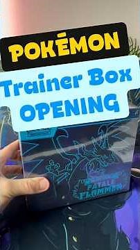 GLURAK Set FATALE FLAMMEN TRAINER BOX Opening #pokemon