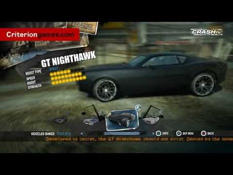 Legendary Cars - 88 Special, Manhattan Spirit, Carson GT Nighthawk, Cavalry Bootlegger - Burnout Paradise CRash TV 20