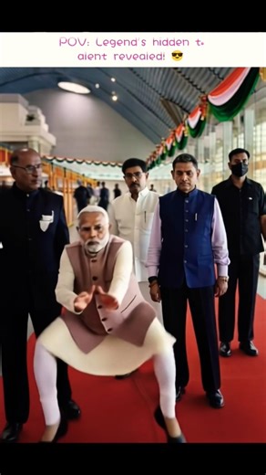 PM Modi's Energetic Dance! 🔥 | Trending AI Animation 2026 #shorts