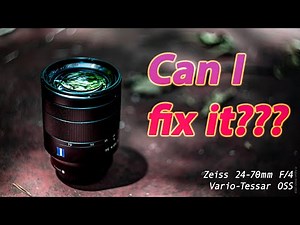 Zeiss 24-70mm F/4 Vario-Tessar | Sony Lens Disassembly and Repair (can I fix it?)