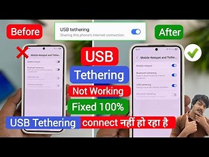 ✅ USB tethering not working | usb threatening option not working | usb tethering not turning on |