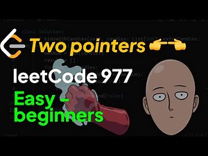 Squares of a Sorted Array - Leetcode 977 - Arrays (Python) - Beginners