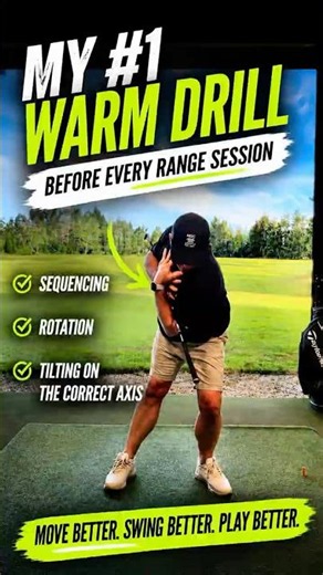How to warm up before playing golf