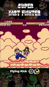 Mario Move List - Super Kart Fighter (NES)