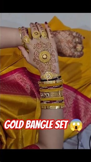 Beautiful bangle design#bangles#jewellery#trending#youtubeshorts#viral#shorts#shortsfeed#gold#bridal