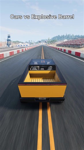 WheelBump on Instagram: "Can Cars Survive Explosive Barrels?💥🚗 #beamngdrive #beamng #gaming #short"