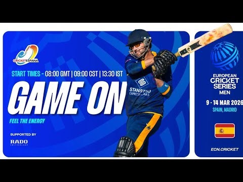ECS T10 Series Starting From 9th March | T10 | T10 Latest News | Spain T10 | Sharma Fantasy Group