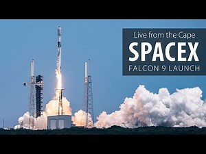 Recorded live: SpaceX Falcon 9 rocket launches from Cape Canaveral with Starlink satellites
