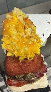 £9.50 breakfast BURGER! 😳