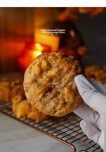 Apple Cinnamon Oatmeal Cookies Recipe