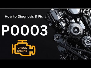 P0003: Fuel Volume Regulator Control Circuit Low | Trouble Code: Diagnose Symptom Cause Explain Fix