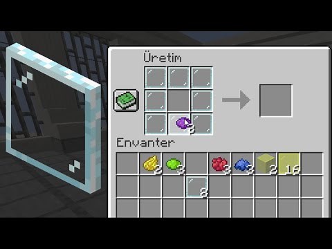 İnce Cam / Boyalı Cam Nasıl Yapılır? | Minecraft