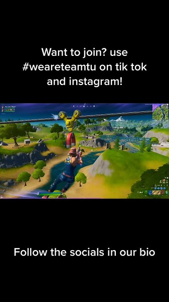 Player: foxeyy (leader) #fyp #weareteamtu #trickshotfortnite #fortnite