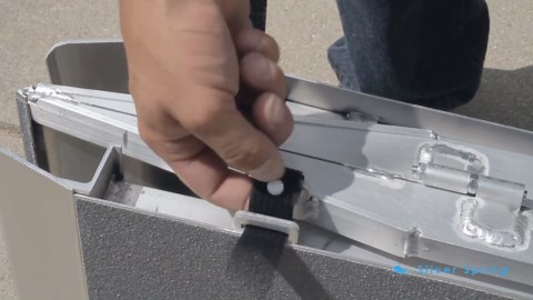 Silver Spring Aluminum Multi-Fold Wheelchair Ramp - 12' Long