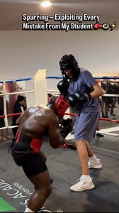 Sparring Boxing Sparring — Exploiting Every Mistake From My Student 🥊👁️⚡ In this sparring session, my goal is clear: exploit every mistake my student makes. I always tell him: “I’ll attack you only based on the opportunities you give me.” And that’s exactly what happens in this video. Every opening, every reaction, every predictable move becomes a moment to learn. 🔥 Watch, learn, and master the method. 👊🏾 #BoxingDrill #SparringSession #BoxingTraining #FightIQ #BoxingCoach #ReactionSpeed #Bo