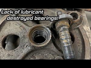 Rebuilding idler wheels off tracked tractor