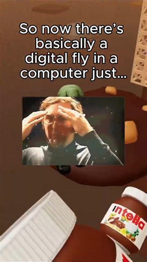 SCIENTISTS PUT A FLY BRAIN INTO A COMPUTER💀 #roblox #robloxrant #rblx #relatable #solixshots