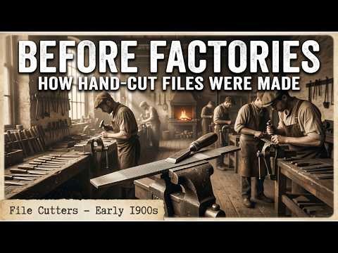 Before Factories: How Hand-Cut Files Were Made | The Lost Craft That Built the Modern World
