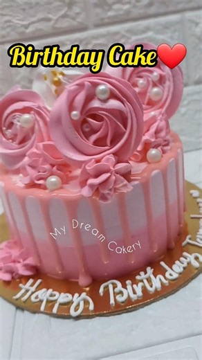 Beautiful Birthday Cake Decoration Ideas for Girls❤️😍💖|Cake Design❤️🔥 #mydreamcakery #cake #cakeart