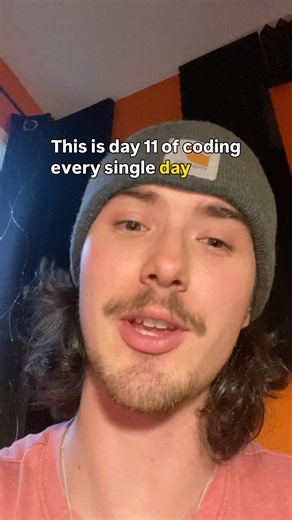 Day 11 of coding every single day for at least 1 hour to improve my skills as a programmer