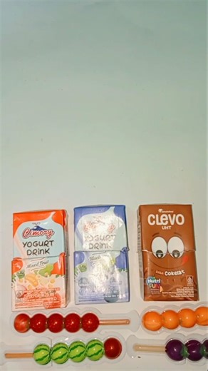 Guess the packaged snacks - yogurt, clevo, yogurt