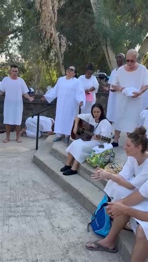 193 reactions · 12 shares | Baptism at Jordan River Holy Land Tours October 2025 : https://www.travelwithfriends.com/destinations/5b2aa6834c5b61e706f9c412/ | Travel with Friends | Facebook