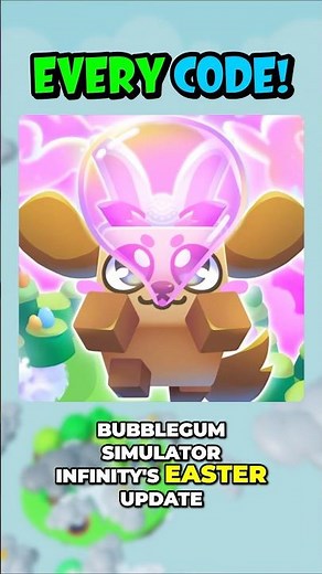 EVERY CODE In Bubble Gum Sim INFINITY’S EASTER UPDATE!