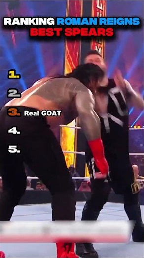 Ranking Roman Reigns BEST Spears