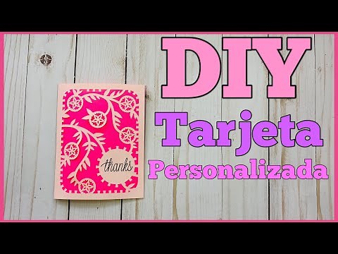 DIY// tarjeta personalizada con Cricut maker