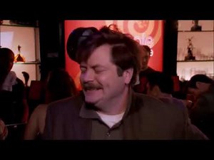 Ron Swanson dancing to the entirety of Who Dat Girl