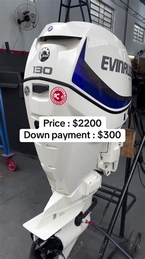 2011 Evinrude E-TEC 130HP Outboard Motor for Sale