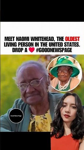 Meet the Oldest Living Person in the U.S. 🇺🇸❤️ Her Story Is Inspiring