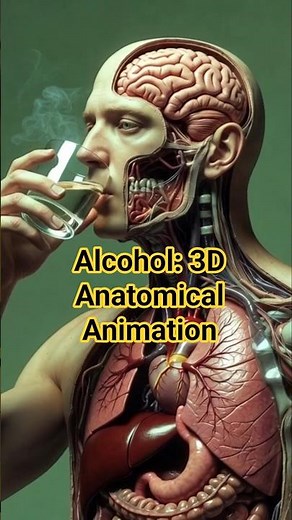What Alcohol Does Inside Your Body in Seconds(3D Anatomy Animation)
