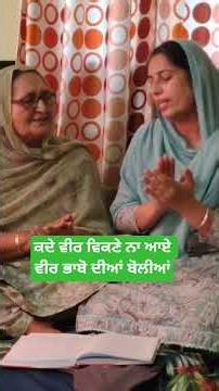 ਵੀਰਾ ਤੇਰੀ ਵੇ ਅੰਮਾਂ ਦੀ ਜਾਈ #folkgeetlokgeet #youtubeshorts