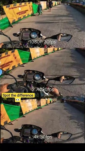 1080p vs 2.7K vs 4K | 30fps Test on Apache RTR 160 🔥📹 #apachertr #djiosmoaction4 #4k