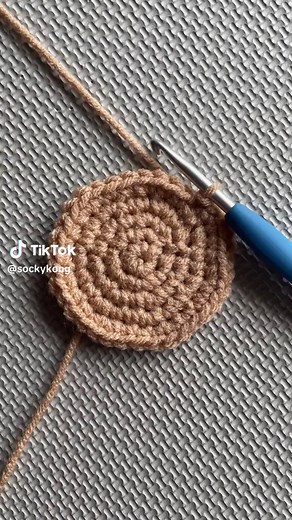 I made this tiny crochet cowboy hat to add to the sock monkey wardrobe. At first, I wasn’t sure how it was going to turn out, but I’m happy with it and I’m glad I trusted the process! Also, does this song live rent free in anyone elses head? 🤠 #crochet #cowboy #cowboyhat #yarn #yarntok #craft #yarnaddict #crochettok #sockykong