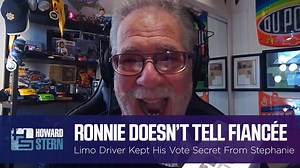 74K views · 534 reactions | Ronnie the Limo Driver didn’t just keep his vote a secret from Howard and Robin … he didn’t tell his fiancée Stephanie either. | The Howard Stern Show | Facebook