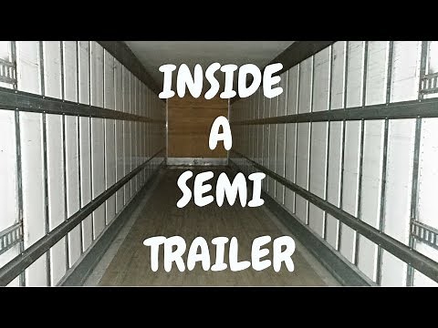 What does the inside of a semi trailer look like?