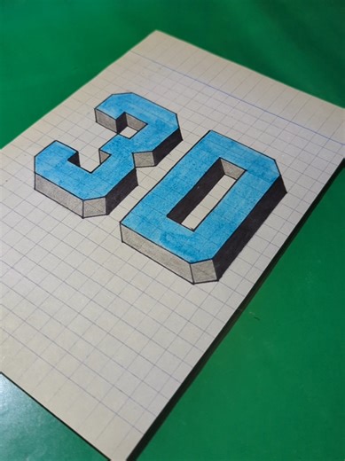 easy 3D drawing #art #drawings #3d #illusion | Draw