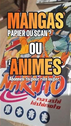 MANGA PAPIER/SCAN OU ANIMES ? ALORS #anime #manga #webtoon #manhwa